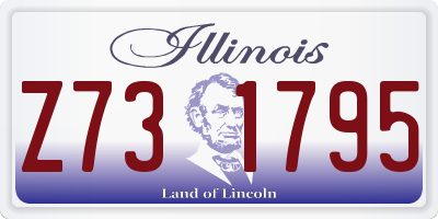 IL license plate Z731795