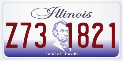 IL license plate Z731821