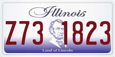IL license plate Z731823