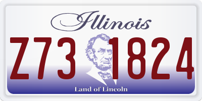 IL license plate Z731824