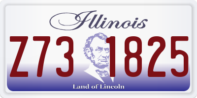 IL license plate Z731825