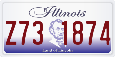 IL license plate Z731874