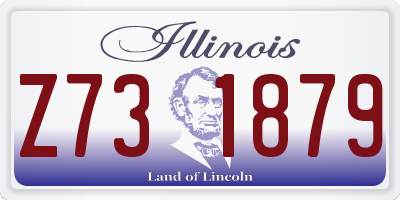 IL license plate Z731879