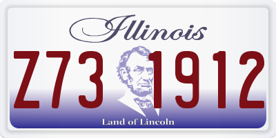 IL license plate Z731912