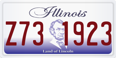 IL license plate Z731923