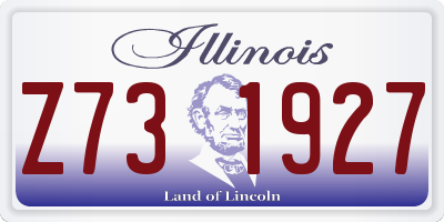 IL license plate Z731927