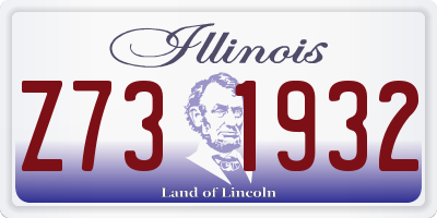 IL license plate Z731932