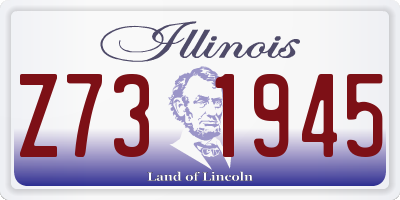 IL license plate Z731945