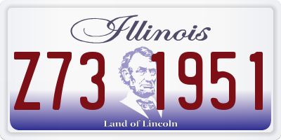 IL license plate Z731951