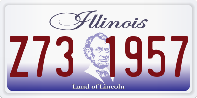 IL license plate Z731957