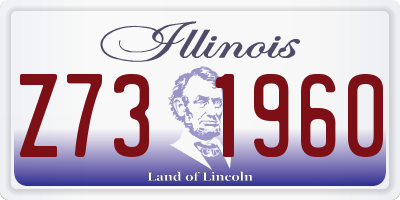 IL license plate Z731960