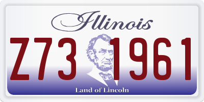 IL license plate Z731961