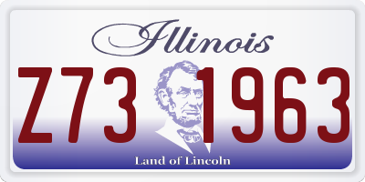 IL license plate Z731963
