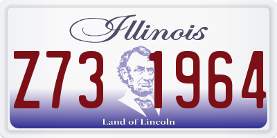 IL license plate Z731964