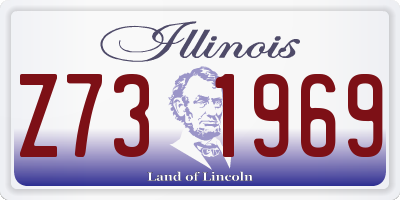 IL license plate Z731969