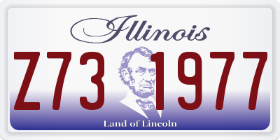 IL license plate Z731977