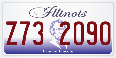 IL license plate Z732090