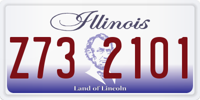 IL license plate Z732101