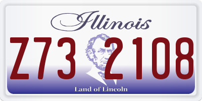 IL license plate Z732108