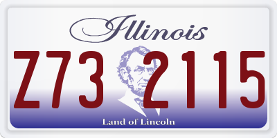 IL license plate Z732115