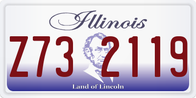 IL license plate Z732119