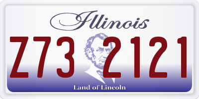 IL license plate Z732121