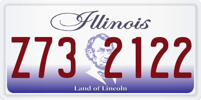 IL license plate Z732122
