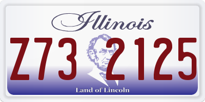 IL license plate Z732125