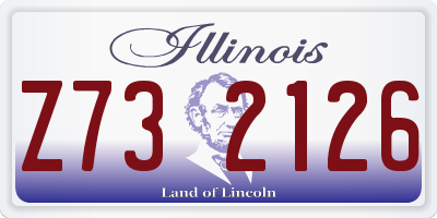 IL license plate Z732126