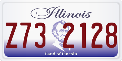 IL license plate Z732128