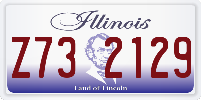 IL license plate Z732129