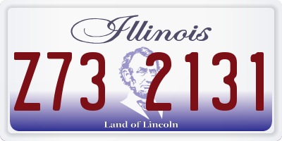IL license plate Z732131