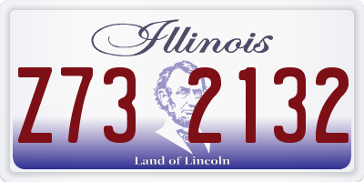 IL license plate Z732132