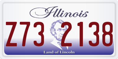 IL license plate Z732138