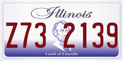 IL license plate Z732139