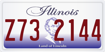 IL license plate Z732144