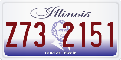 IL license plate Z732151