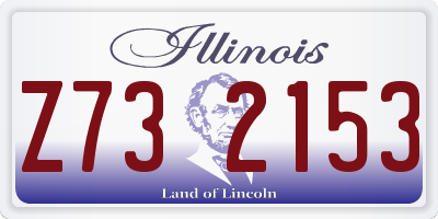 IL license plate Z732153