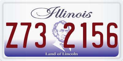 IL license plate Z732156
