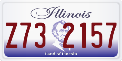 IL license plate Z732157