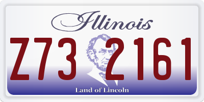 IL license plate Z732161