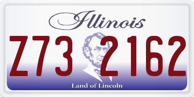IL license plate Z732162