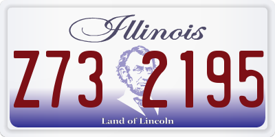 IL license plate Z732195