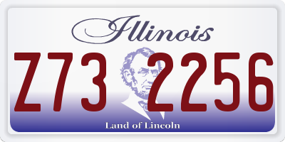 IL license plate Z732256