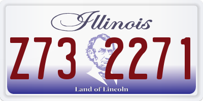 IL license plate Z732271