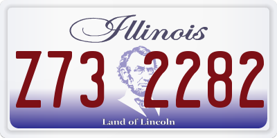 IL license plate Z732282