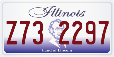 IL license plate Z732297