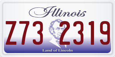 IL license plate Z732319