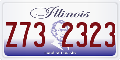 IL license plate Z732323
