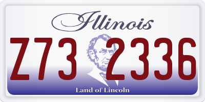 IL license plate Z732336